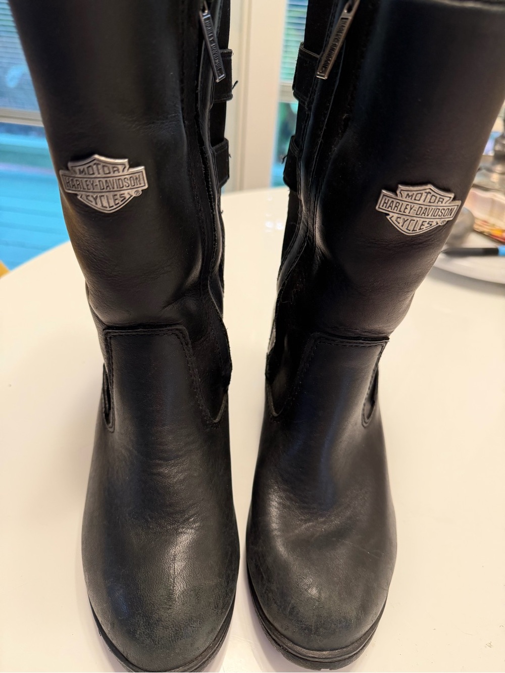 Harley Davidson boots, ladies 6 M